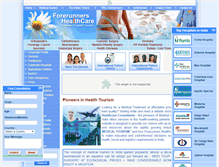 Tablet Screenshot of forerunnershealthcare.com